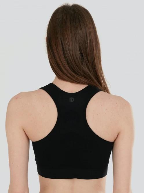 Fundango Seamless Sport Bra női sportmelltartó fekete színben 3
