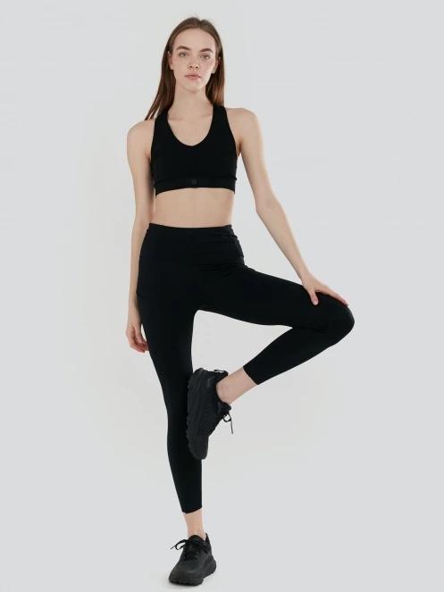 Fundango Seamless Sport Bra női sportmelltartó fekete színben 4