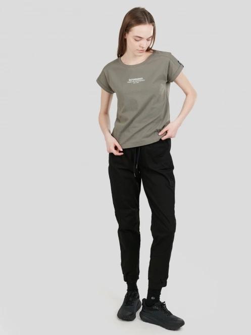 Fundango Lima T-shirt női rövid ujjú póló oliva színben 4