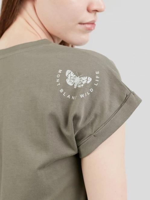 Fundango Lima T-shirt női rövid ujjú póló oliva színben 7