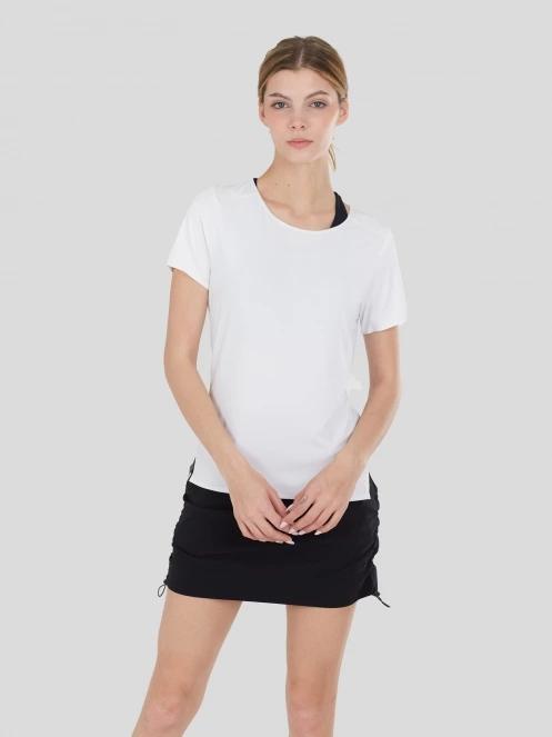 Fundango Hanabi T-shirt női rövid ujjú sport póló fehér színben 2