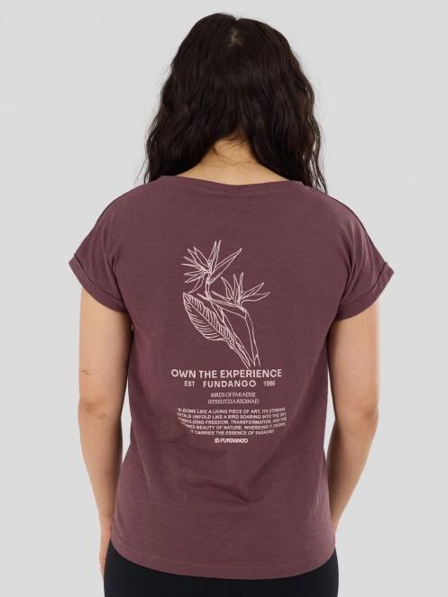 Fundango Lima II T-shirt női rövid ujjú póló lila színben 3