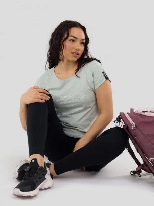 Fundango Lima II T-shirt női rövid ujjú póló zöld színben 4