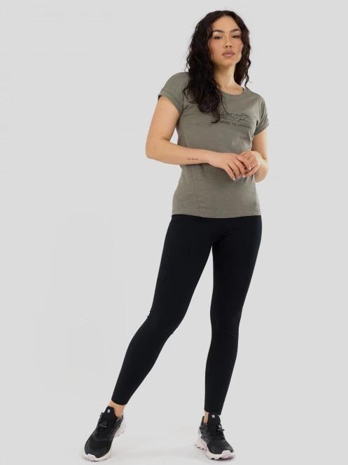 Fundango Lima II T-shirt női rövid ujjú póló oliva színben 4