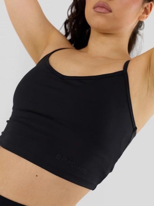 Fundango Aero Crop Top női crop top fekete színben 6