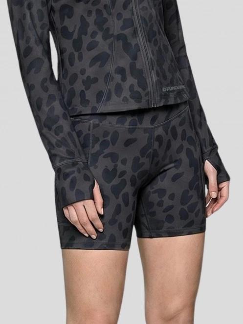 Fundango Flop Zip Up Top női hosszú ujjú sport póló fekete színben 5