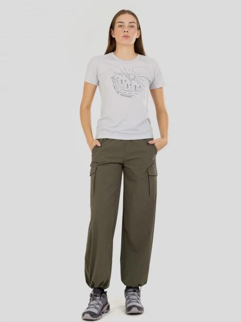 Fundango Reinga Merino T-shirt női aláöltöző felső szürke színben 4