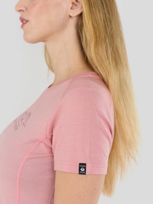 Fundango Reinga Merino T-shirt női aláöltöző felső rózsaszín színben 8