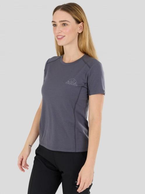 Fundango Reinga Merino T-shirt női aláöltöző felső kék színben 5