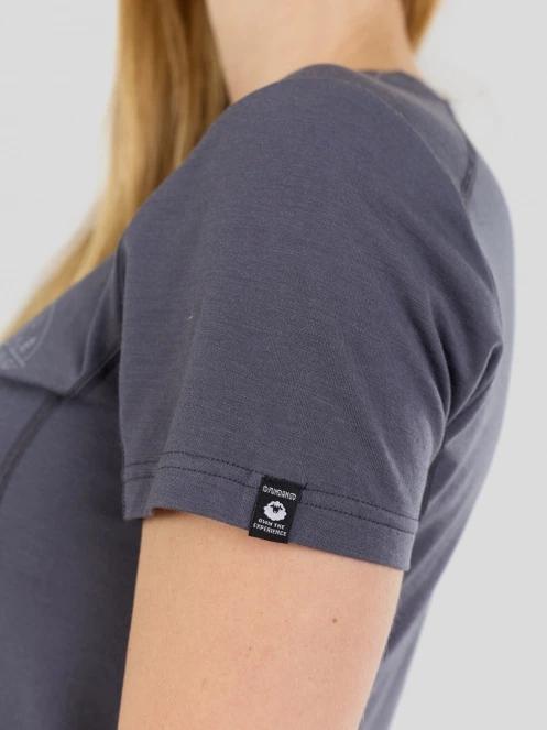 Fundango Reinga Merino T-shirt női aláöltöző felső kék színben 7