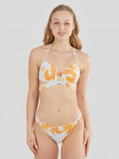Fundango Lola Twisted Top női bikini felső narancssárga színben 2