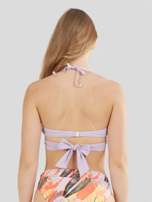Fundango Lola Twisted Top női bikini felső lila színben 3