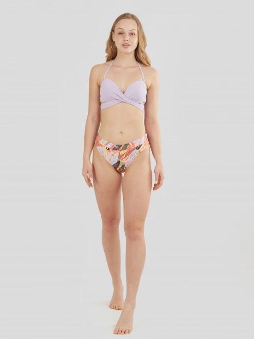 Fundango Lola Twisted Top női bikini felső lila színben 4