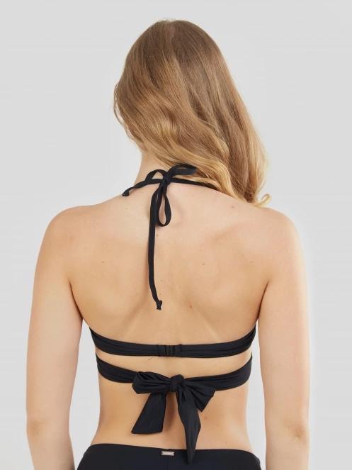 Fundango Lola Twisted Top női bikini felső fekete színben 3