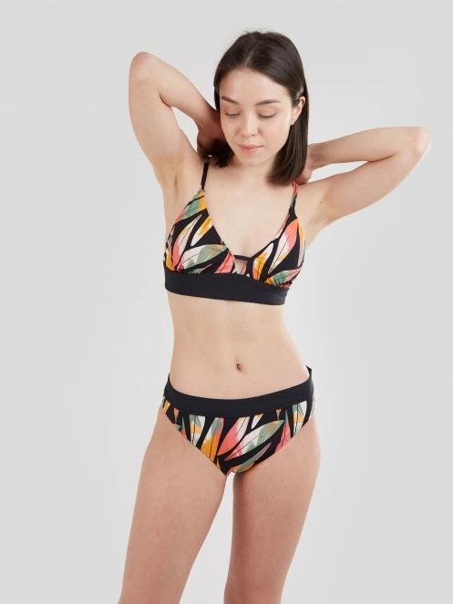 Fundango Sahara V-neck Cami Top női bikini felső multikolor színben 4
