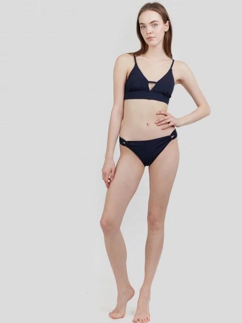 Fundango Sahara V-neck Cami Top női bikini felső sötétkék színben 4