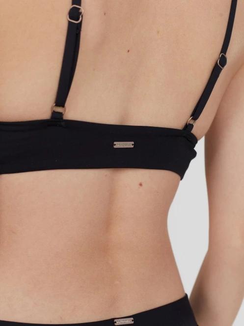 Fundango Sahara V-neck Cami Top női bikini felső fekete színben 6