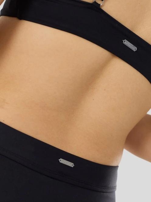 Fundango Sahara V-Neck Cami Top női bikini felső fekete színben 7