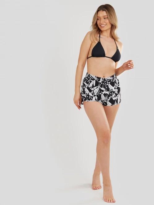 Fundango Innisfil Triangle Jacquard Top női bikini felső fekete színben 5