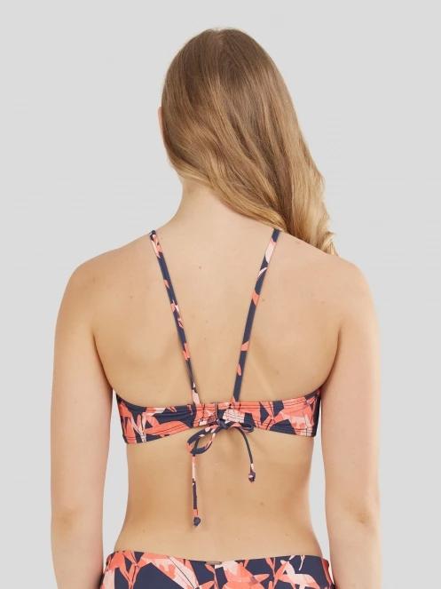 Fundango Hogg High Neck Top női bikini felső rózsaszín színben 3
