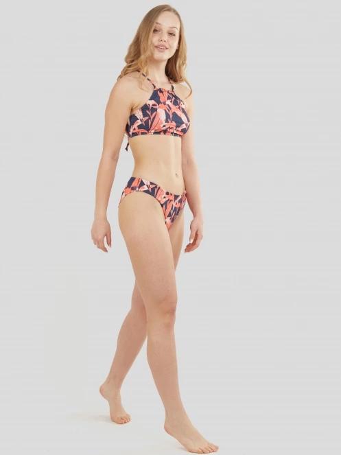 Fundango Hogg High Neck Top női bikini felső rózsaszín színben 4