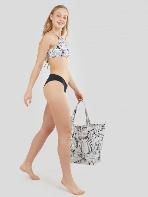 Fundango Hogg High Neck Top női bikini felső fehér színben 5