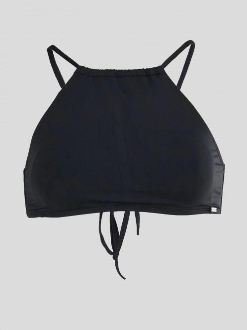Fundango Hogg High Neck Top női bikini felső fekete színben 7