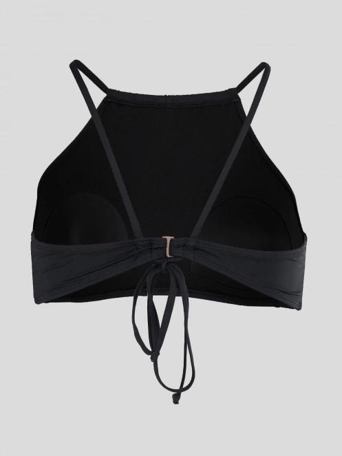 Fundango Hogg High Neck Top női bikini felső fekete színben 8