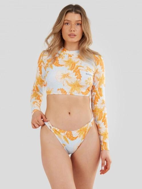 Fundango Amelia Surf Top női bikini felső narancssárga színben 2