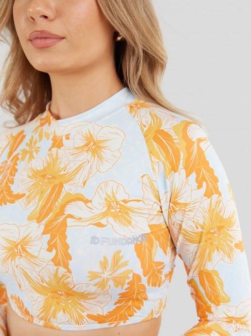 Fundango Amelia Surf Top női bikini felső narancssárga színben 6