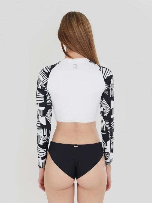 Fundango Amelia Surf Top női bikini felső fekete színben 3