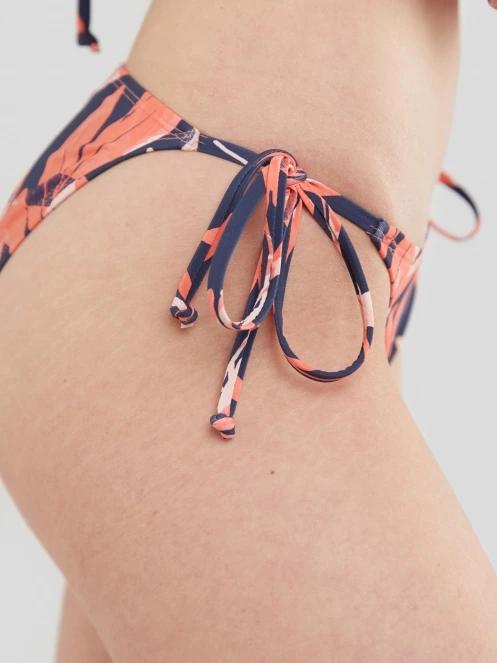 Fundango Innisfil Ties-side Bottoms női bikini alsó sötétkék színben 5