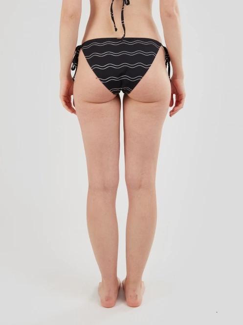 Fundango Innisfil Ties-side Bottoms női bikini alsó fekete színben 3