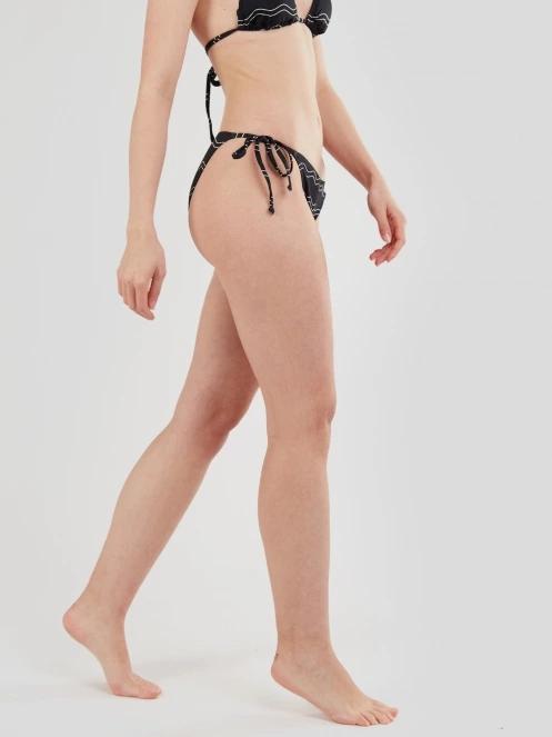 Fundango Innisfil Ties-side Bottoms női bikini alsó fekete színben 5