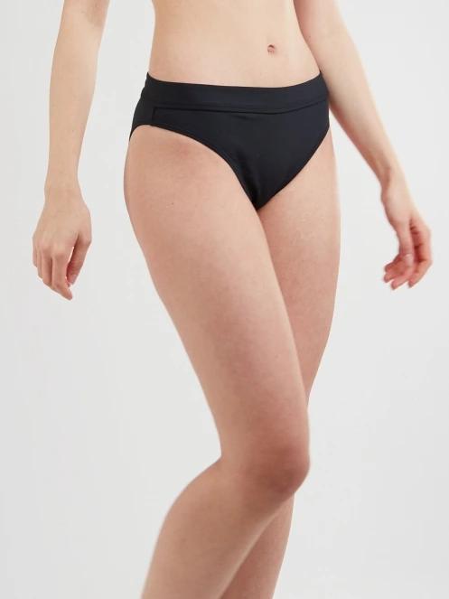 Fundango Sahara Mid Waist Full Bottoms női bikini alsó fekete színben 2