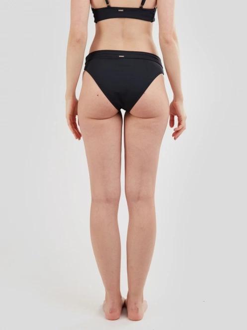 Fundango Sahara Mid Waist Full Bottoms női bikini alsó fekete színben 3