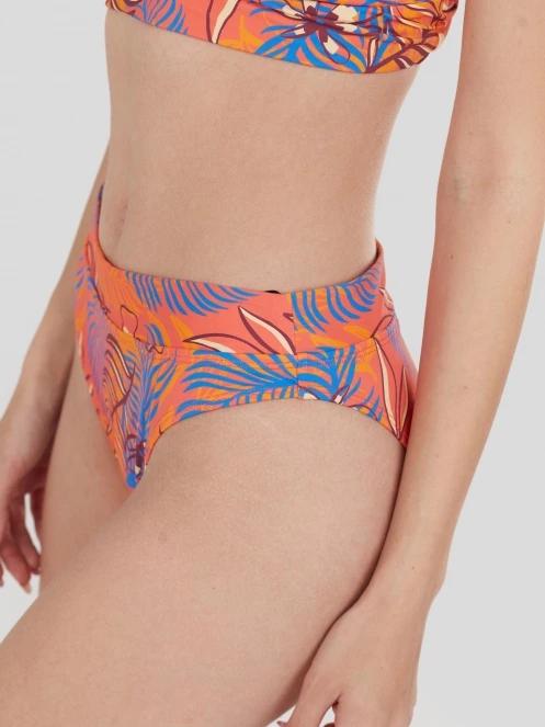 Fundango Sahara Mid Waist Full Bottom női bikini alsó rózsaszín színben 5