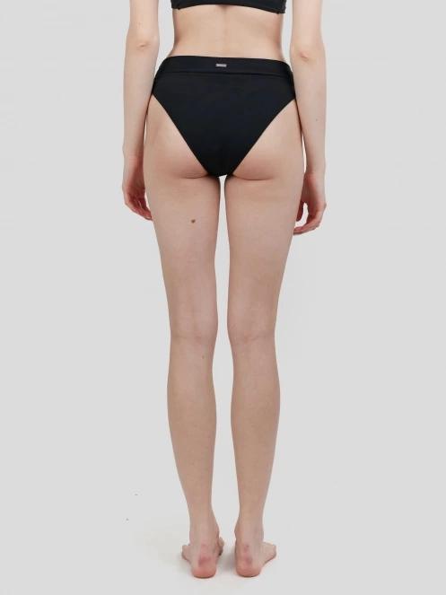 Fundango Sahara Mid Waist Full Bottom női bikini alsó fekete színben 3