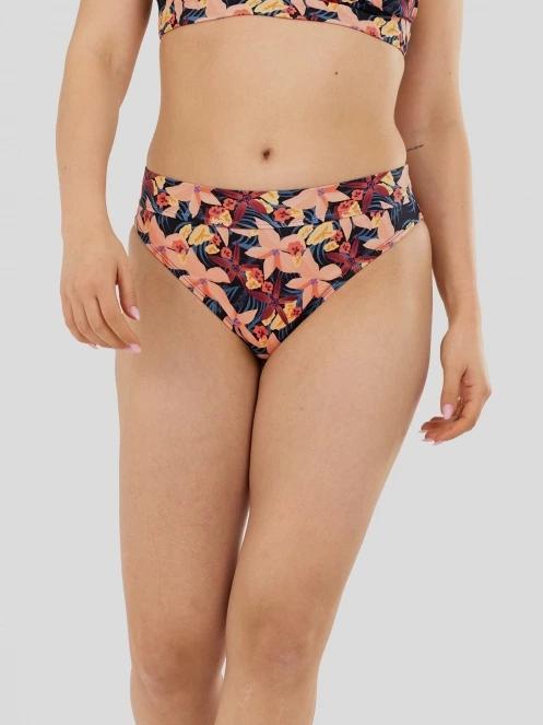 Fundango Sahara Midwaist Full Bottom női bikini alsó rózsaszín színben 2