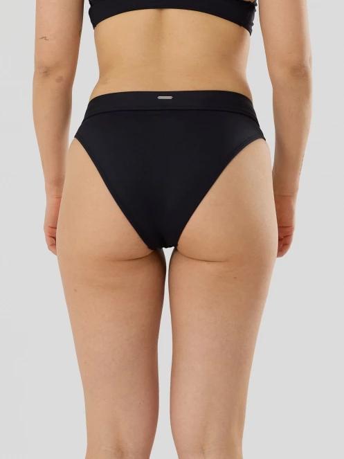 Fundango Sahara Midwaist Full Bottom női bikini alsó fekete színben 3