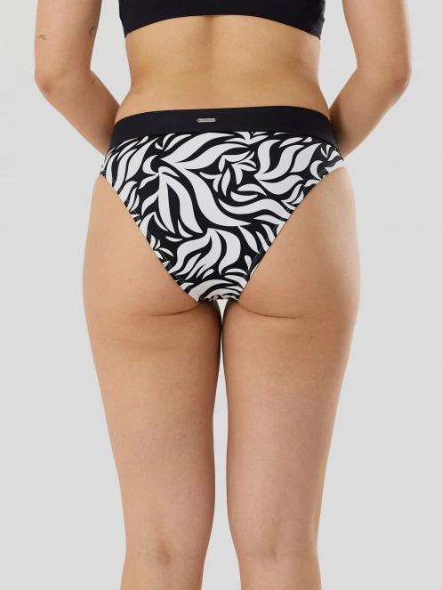 Fundango Sahara Midwaist Full Bottom női bikini alsó fekete színben 4