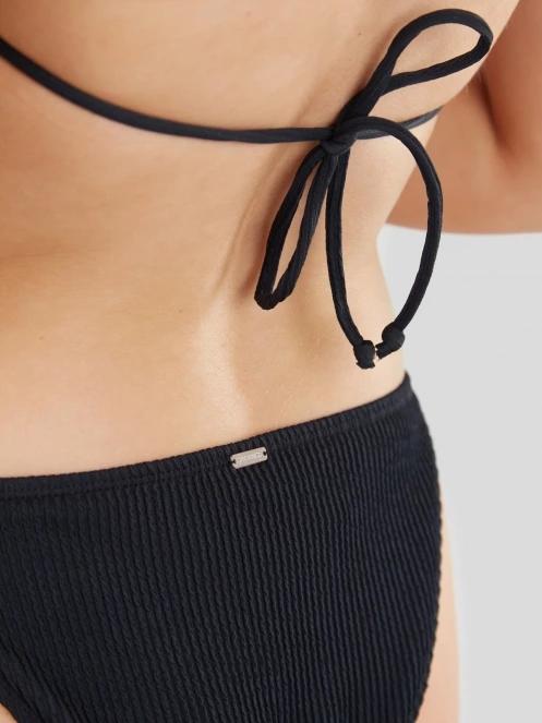 Fundango Innisfil Ties-side Jacquard Bottoms női bikini alsó fekete színben 6