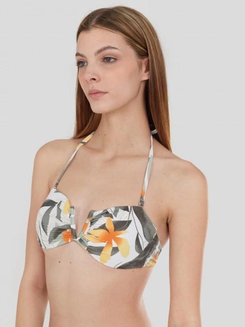 Fundango Lola Bralette Top női bikini felső fehér színben 5