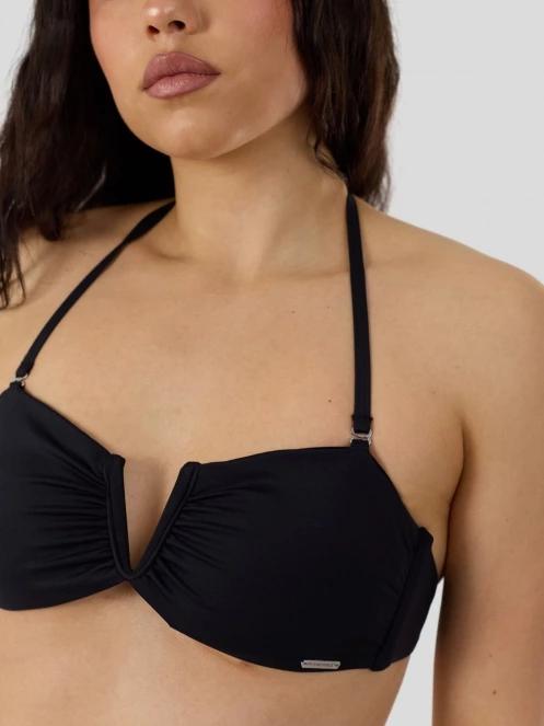 Fundango Lola Bralette Top női bikini felső fekete színben 8