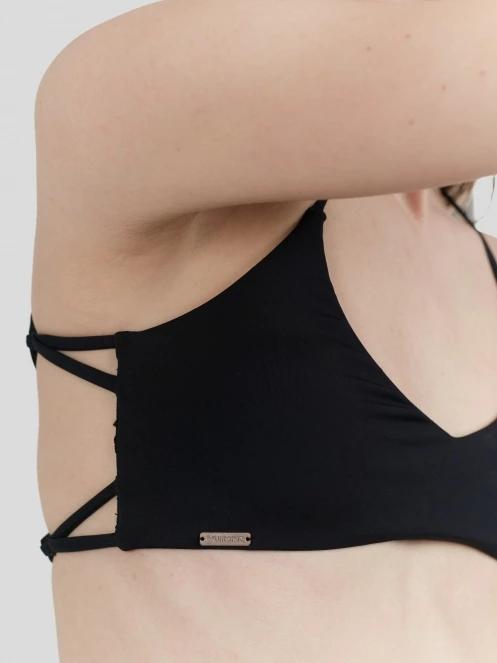 Fundango Moana Bralette Top női bikini felső fekete színben 6
