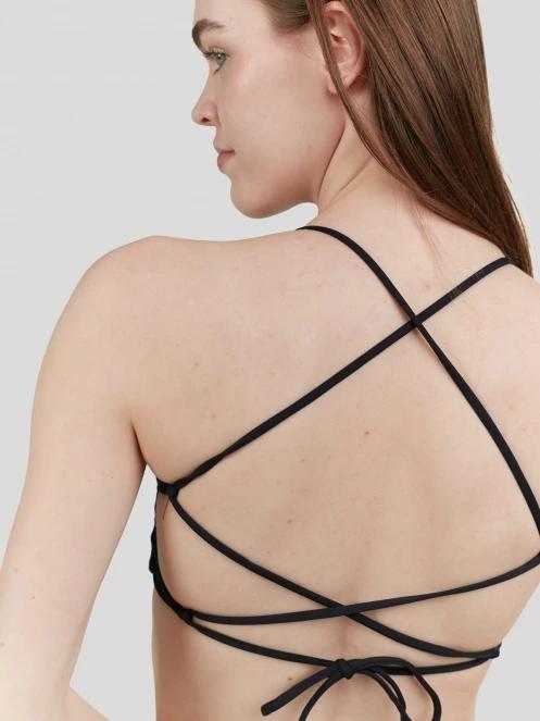 Fundango Moana Bralette Top női bikini felső fekete színben 7