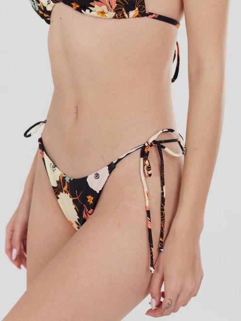 Fundango Innisfil II Tie-side Bottom női bikini alsó fekete színben 2