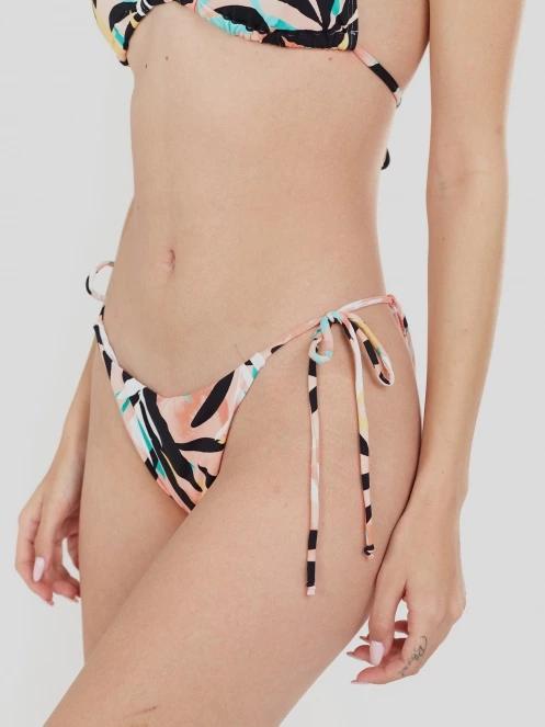 Fundango Innisfil II Tie-side Bottom női bikini alsó fekete színben 2