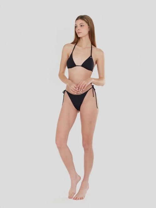 Fundango Innisfil II Tie-Side Bottom női bikini alsó fekete színben 4