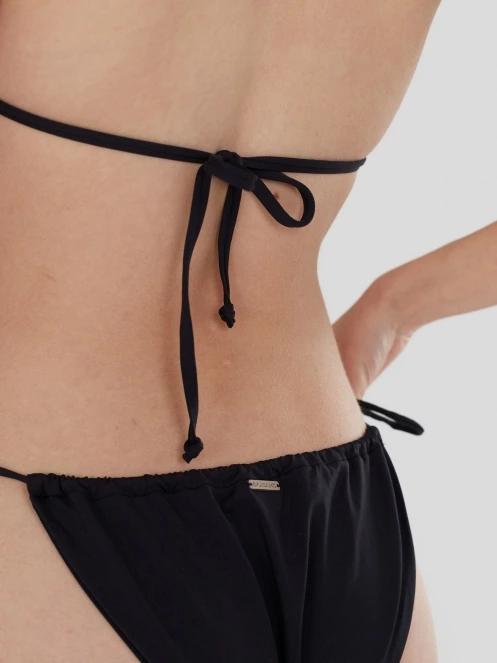 Fundango Innisfil II Tie-Side Bottom női bikini alsó fekete színben 5